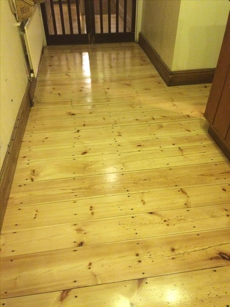 renovated  hotel wooden floor